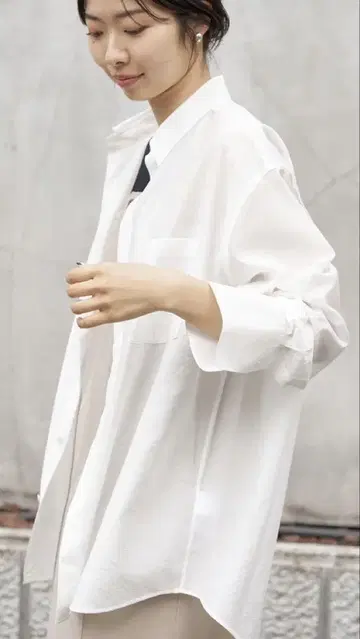 이에나 IENA 시어 린넨 셔츠 36