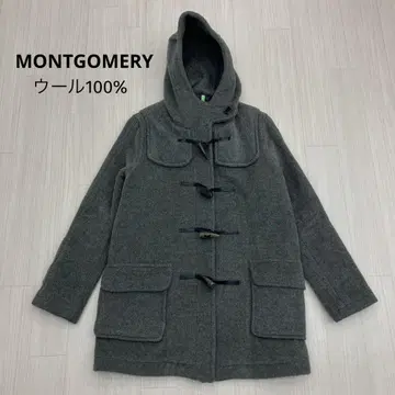 MONTGOMERY 몽고메리 울 100% 더플 코트 영국제