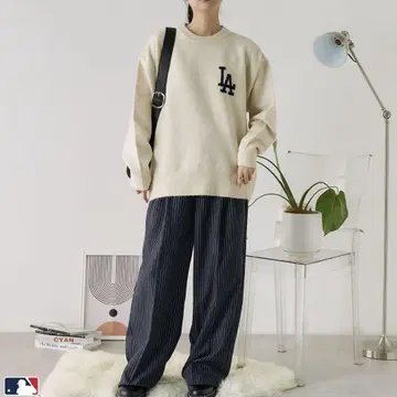 FREAK'S STORE MLB 자카드 로고 니트
