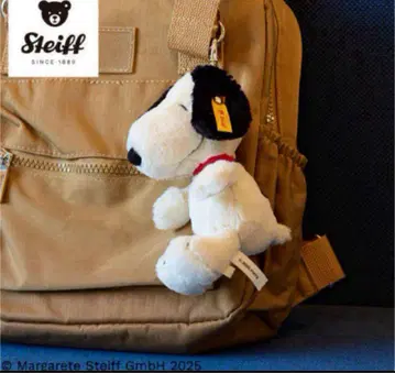 [ 미사용 새상품 ] Steiff 스누피 키링 슈타이프 마스코트