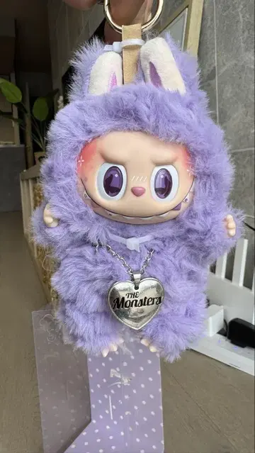 [ 예약 중 ] LABUBU 러브러브 봉제 인형 핸드메이드