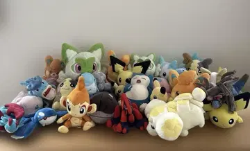 포켓몬 센터 봉제 인형 27개