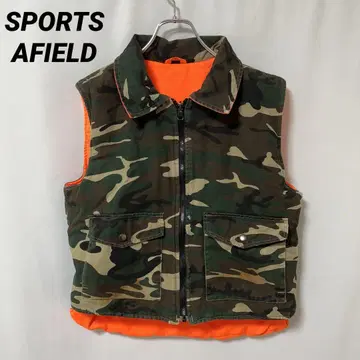 N-5852 SPORTS AFIELD 헌팅 베스트 카모플라쥬 리버서블 M
