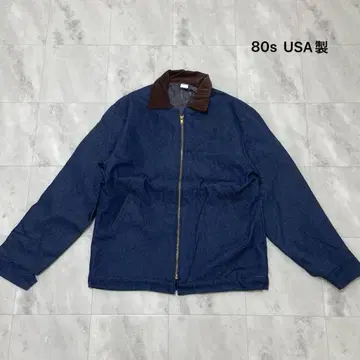 80s USA제 데드스탁 데님 자켓 워크 담요