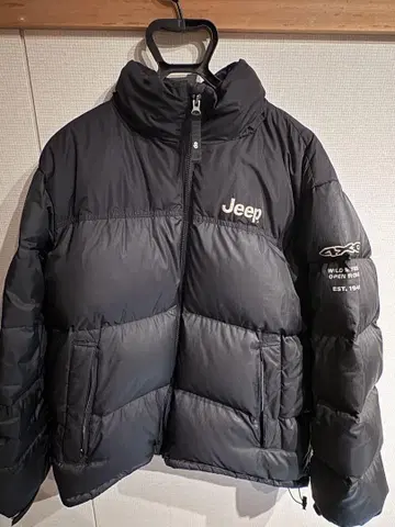 Jeep 다운 자켓 블랙