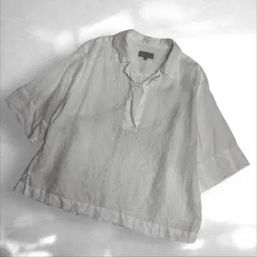 인기 마가렛호웰 린넨100% 블라우스 셔츠 화이트 M ( C2