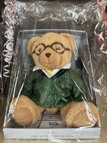 Harrods THE ANNUAL BEAR 2023 곰 봉제 인형