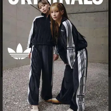 adidas W ADIBREAK VELOUR TT 블랙 자켓