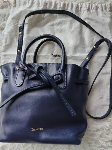 새상품급 레어 repetto 수납 가방 포함 2way 숄더백 아라베스크