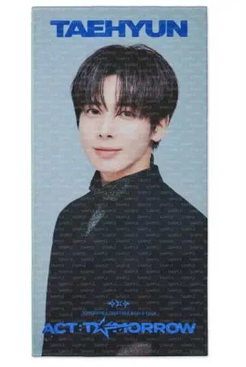 묶음 판매 TAEHYUN ACT: TOMORROW 부채 타월