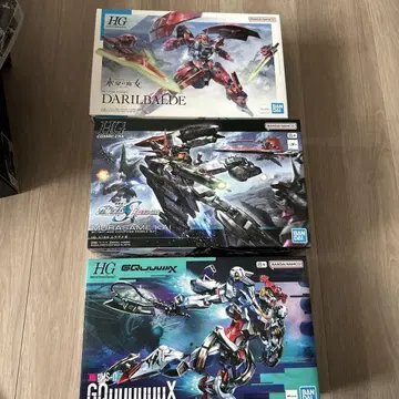 HG 건담 프라모델 세체 세트