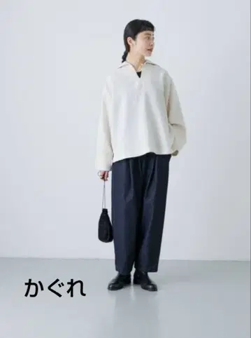 카구레 데님 크롭 팬츠 INDIGO