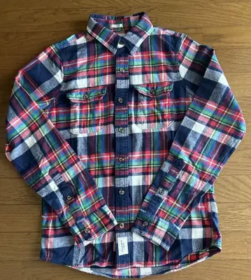 아바클로 플란넬 셔츠 체크 무늬 멀티 컬러 사이즈 M