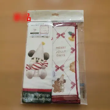 [ 새상품 ] 미키 크리스마스 리루린린 타월 세트