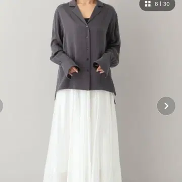 오픈 카라 셔츠