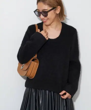 plage shaggy 블라우스 black(36)