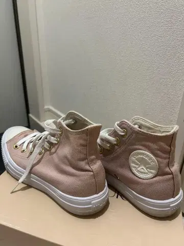 핑크 하이컷 스니커즈 converse