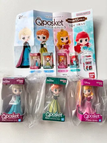디즈니 캐릭터 Qposket 미니어처 컬렉션 3