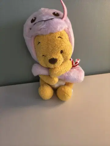 푸우 모자 달린 봉제 인형