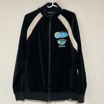 퀵실버 90s 빈티지 벨로아 트랙 자켓