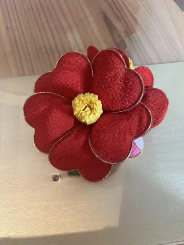 시치고산 동백 머리 장식