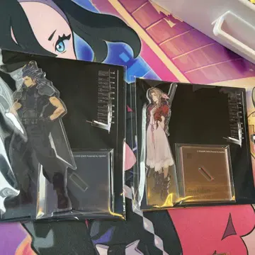 FF7EC 에바클라 복권 자크 아크릴 스탠드 에어리스 세트 복권