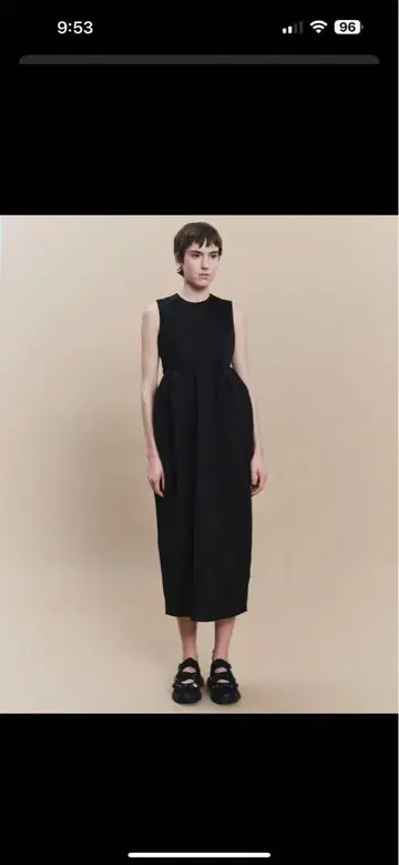 Bibiy. CAMELLIA RIBBON DRESS 블랙 새상품