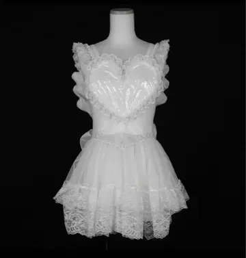 하트 에이프런 깃털 HANGRY&ANGRY MAJOH