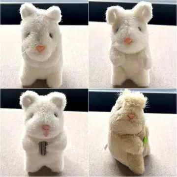반다이 봉제 인형 미니펫클럽 나의 햄스터 4마리 세트