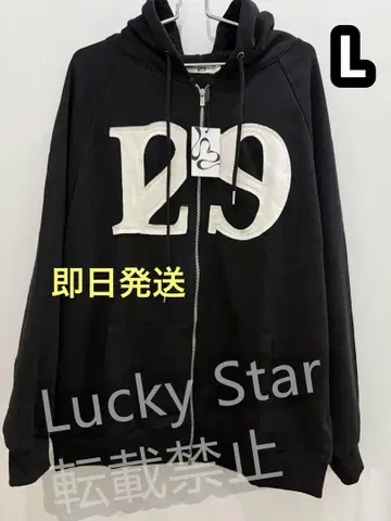 ILLIGO 129 LOGO 29 블랙 후드티 L 사이즈 당일 발송