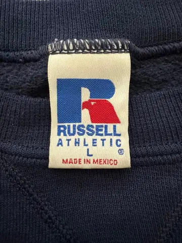 90s RUSSELL ATHLETIC L 네이비 맨투맨