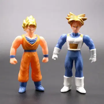 드래곤볼 소프트 비닐 키트 피규어 손오공 트렁크스 반다이 미니