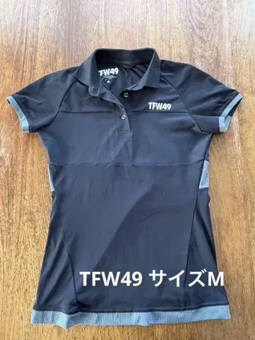 TFW49 블랙 피케 셔츠 여성용 M 사이즈