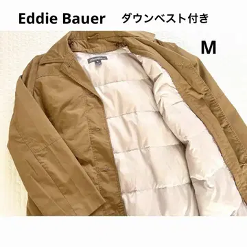 [ M ] 에디 바우어 체스터 코트 이너 다운 베스트 포함 브라운