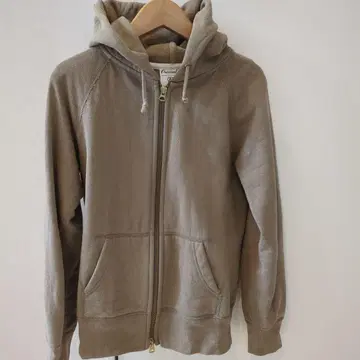 오시발 후드 부착 베이지 후드티 France 0