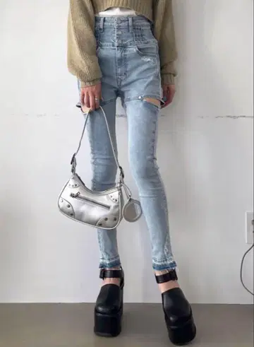 EMODA 사이드컷 하이웨스트 페긴스 2