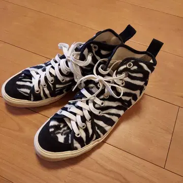 PALLADIUM 제브라 패턴 하이컷 스니커즈
