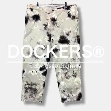 USA 구제 의류 DOCKERS 타이다이 염색 코튼 팬츠 RE1-074