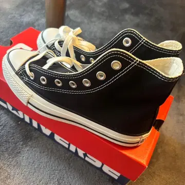 컨버스 올스타 블랙 하이컷 24cm