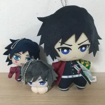 귀멸의 칼날 키체인 마스코트 하구캬라 토모누이 토미오카 기유 세트