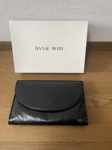 HANAEMORI 블랙 클러치백