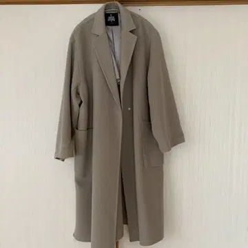 SLOBE 베이지 체스터 코트 F