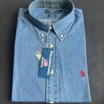 POLOGROUND 데님 셔츠 M 사이즈