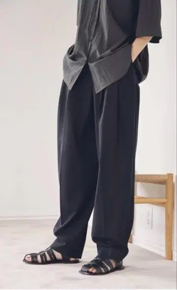 todayful 하이웨이스트 택 트라우저스 36 팬츠