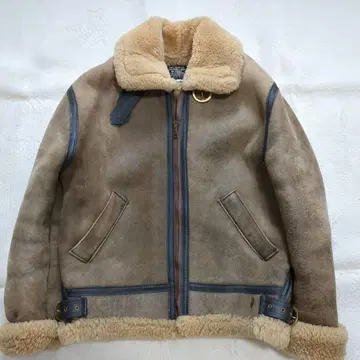U.S. SHEEPSKIN 무스탕 B-3 자켓 38 브라운