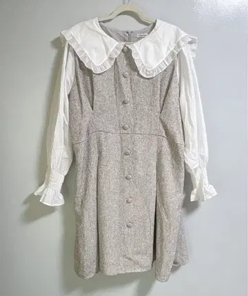 트위드 미니 원피스 빅 사이즈