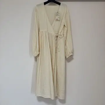 무인양품 후와리 시보 거즈 롱 가디건 S