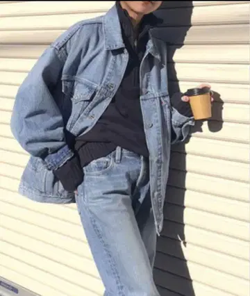 리바이스 데님 자켓 저널 스탠다드 리룸 별주 완판템 S