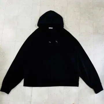 WEGO 후드 부착 후드티 XL 블랙
