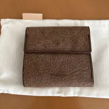 HendarSchoma 브라운 접이식 지갑 미사용 새상품